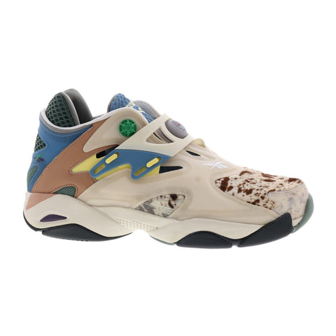 Reebok Pump Court FW4675 Mens Brown Canvas Slip On Lifestyle Sneakers Shoes