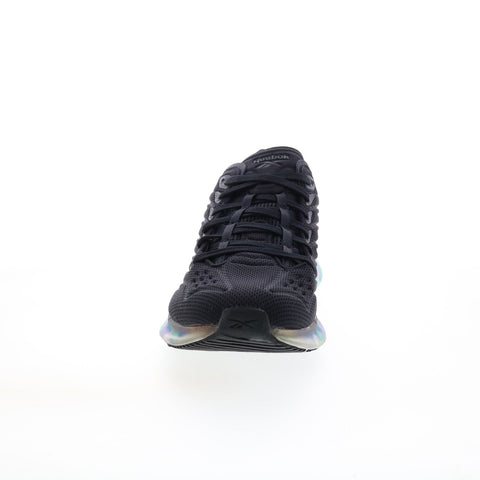 Reebok Zig Kinetica Mens Black Canvas Athletic Running Shoes