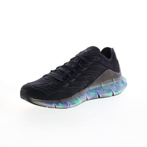 Reebok Zig Kinetica Mens Black Canvas Athletic Running Shoes