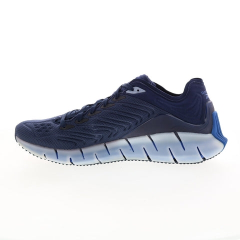 Reebok Zig Kinetica FW5292 Mens Blue Canvas Athletic Running Shoes