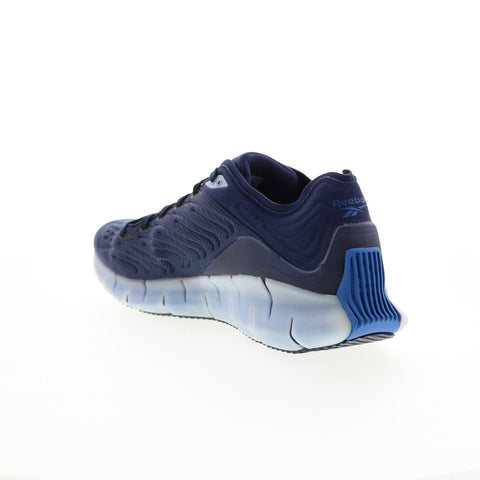 Reebok Zig Kinetica FW5292 Mens Blue Canvas Athletic Running Shoes