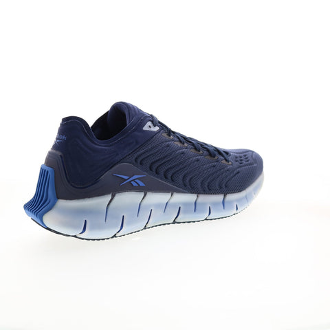 Reebok Zig Kinetica FW5292 Mens Blue Canvas Athletic Running Shoes