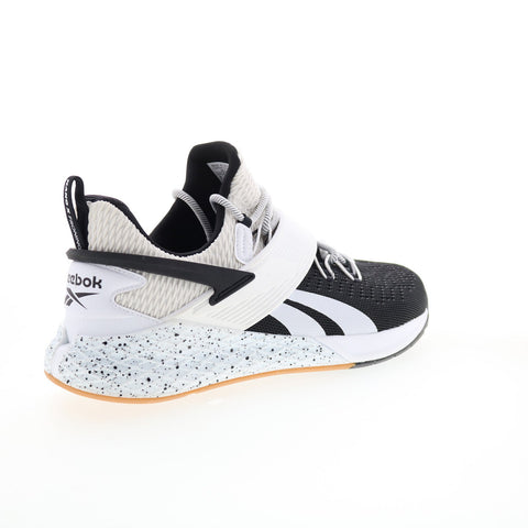 Reebok Nano X Froning FX2330 Mens Black Canvas Athletic Cross Training Shoes