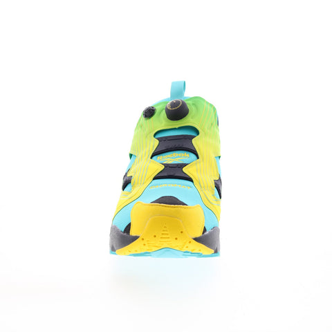 Reebok Instapump Fury Mens Blue Mesh Lifestyle Sneakers Shoes