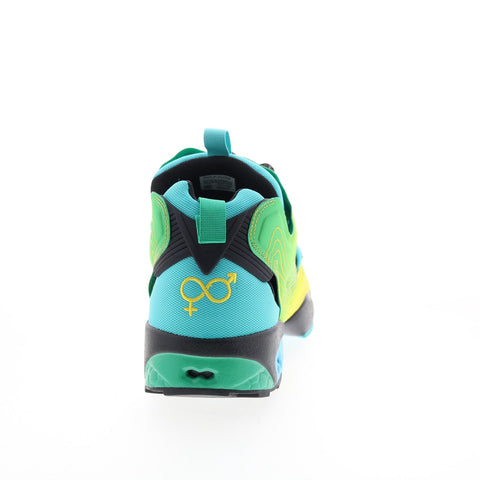 Reebok Instapump Fury Mens Blue Mesh Lifestyle Sneakers Shoes