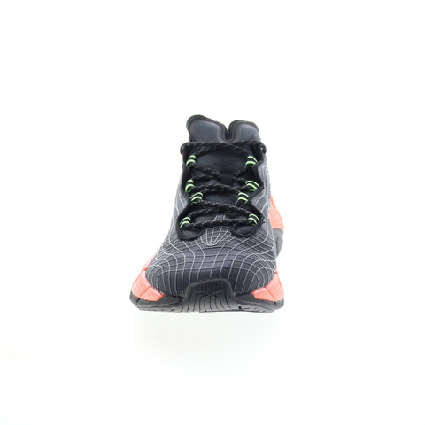 Reebok Zig Kinetica II FY7744 Mens Black Canvas Lace Up Athletic Running Shoes