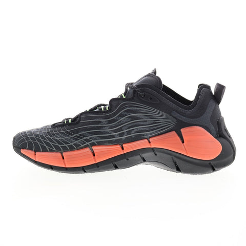 Reebok Zig Kinetica II FY7744 Mens Black Canvas Lace Up Athletic Running Shoes