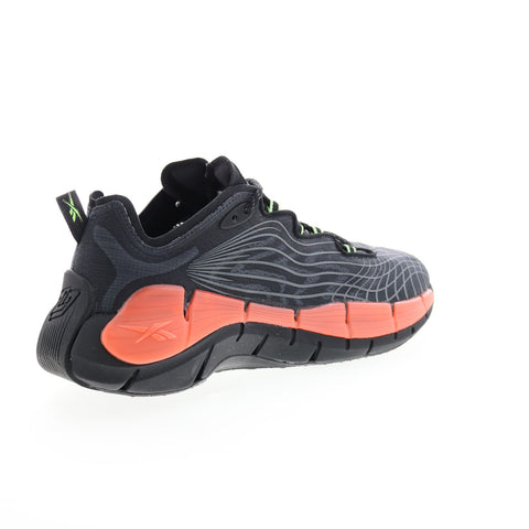 Reebok Zig Kinetica II FY7744 Mens Black Canvas Lace Up Athletic Running Shoes