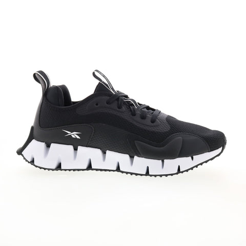 Reebok Zig Dynamica Int FY9677 Mens Black Canvas Athletic Running Shoes