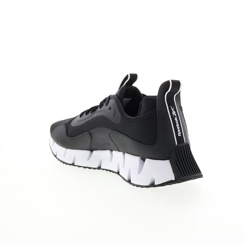 Reebok Zig Dynamica Int FY9677 Mens Black Canvas Athletic Running Shoes