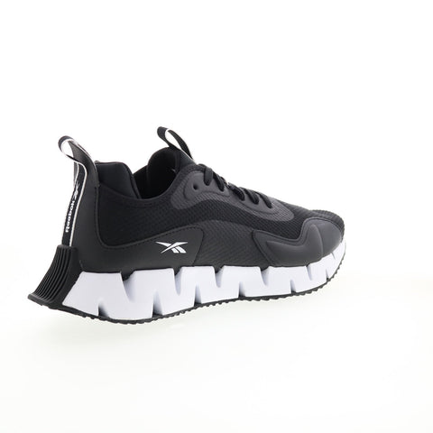Reebok Zig Dynamica Int FY9677 Mens Black Canvas Athletic Running Shoes