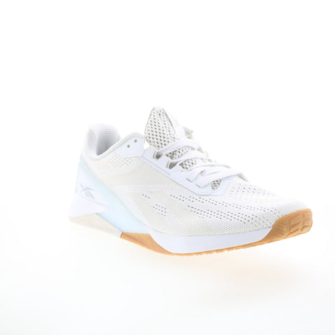 Reebok Nano X1 Womens Beige Mesh Athletic Cross Training Shoes