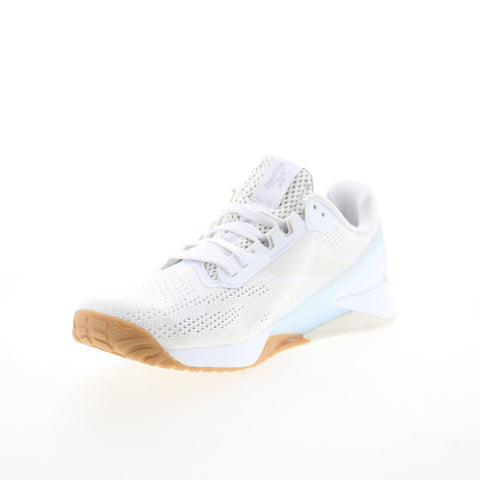 Reebok Nano X1 Womens Beige Mesh Athletic Cross Training Shoes