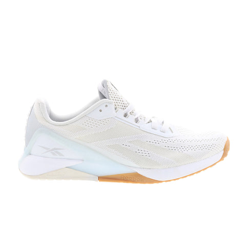 Reebok Nano X1 Womens Beige Mesh Athletic Cross Training Shoes