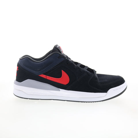 Jordan Stadium 90 FZ4184-010 Mens Black Nubuck Lifestyle Sneakers Shoes