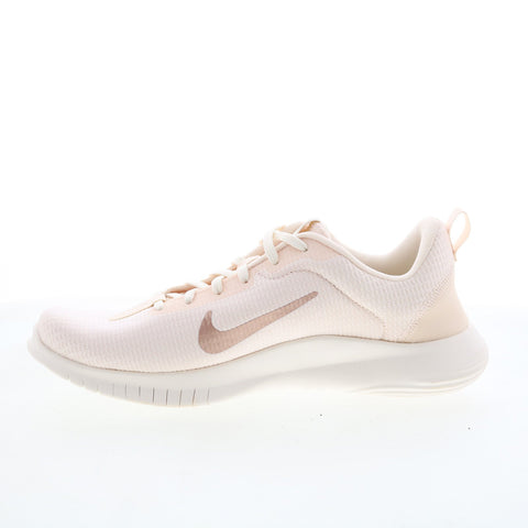 Nike Flex Experience Run 12 Wide Womens Beige Wide Skate Sneakers Shoes
