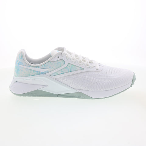 Reebok Nano X2 FZ5699 Womens White Canvas Athletic Cross Training Shoes