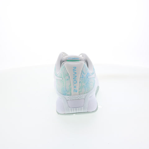 Reebok Nano X2 FZ5699 Womens White Canvas Athletic Cross Training Shoes