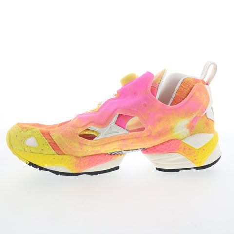 Reebok Instapump Fury 50TH Smiley Mens Yellow Lifestyle Sneakers Shoes