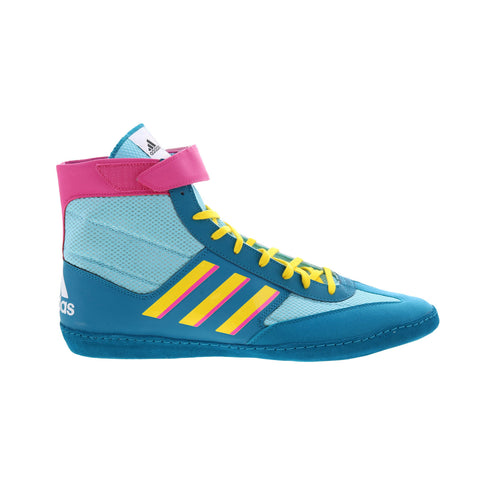 Adidas Combat Speed 5 G25907 Mens Blue Synthetic Athletic Wrestling Shoes