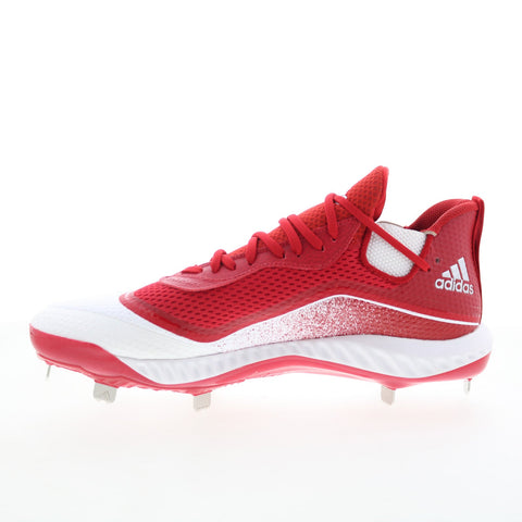 Adidas Icon V Bounce G28267 Mens Red Athletic Baseball Cleats Shoes