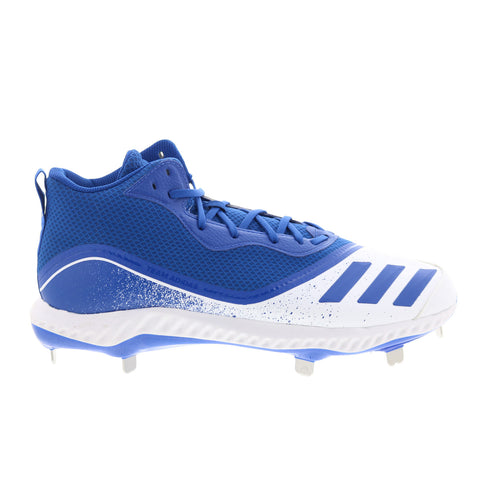 Adidas Icon V Bounce Mid G28273 Mens Blue Athletic Baseball Cleats Shoes