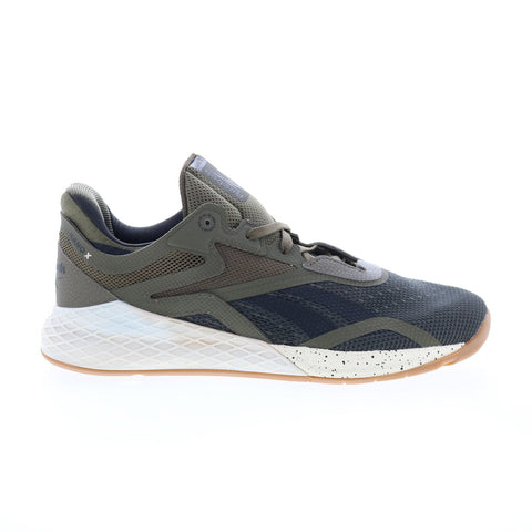 Reebok Nano X G57757 Mens Black Nylon Lace Up Athletic Cross Training Shoes