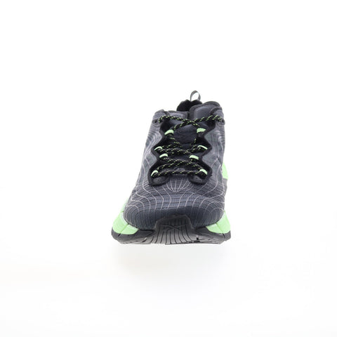 Reebok Zig Kinetica II Mens Black Canvas Athletic Running Shoes