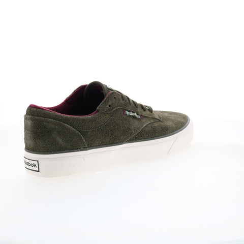 Reebok Club C Coast Mens Green Suede Lifestyle Sneakers Shoes