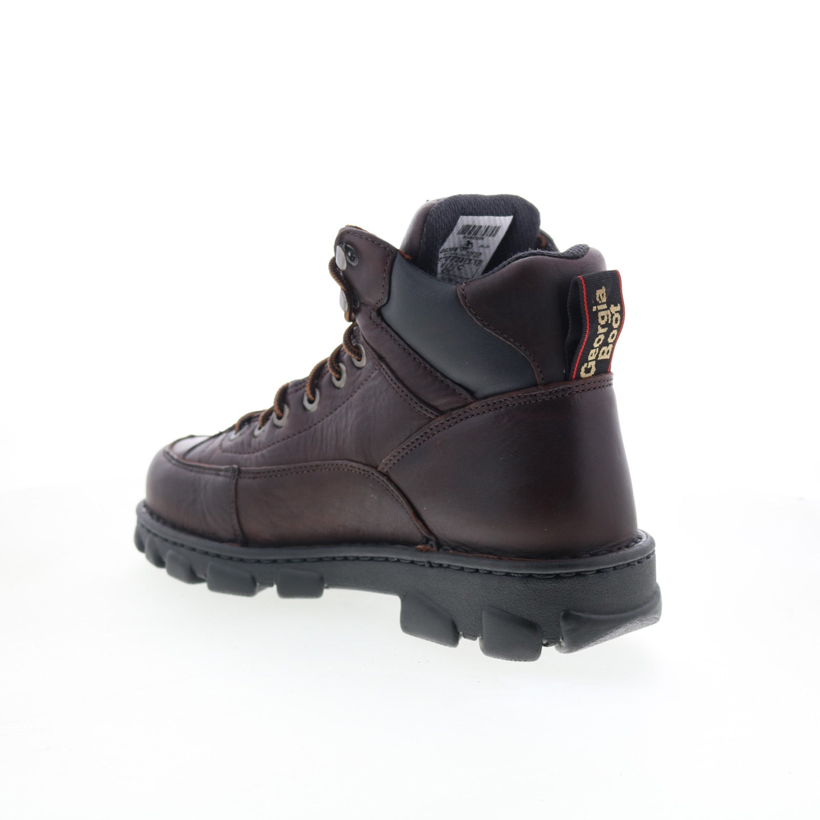 Like New Brown  Eagle Work Boots Men’s Size 7 Georgia Eagle Light Wide Load Steel Toe EH Work Boots — Dark  main image 2