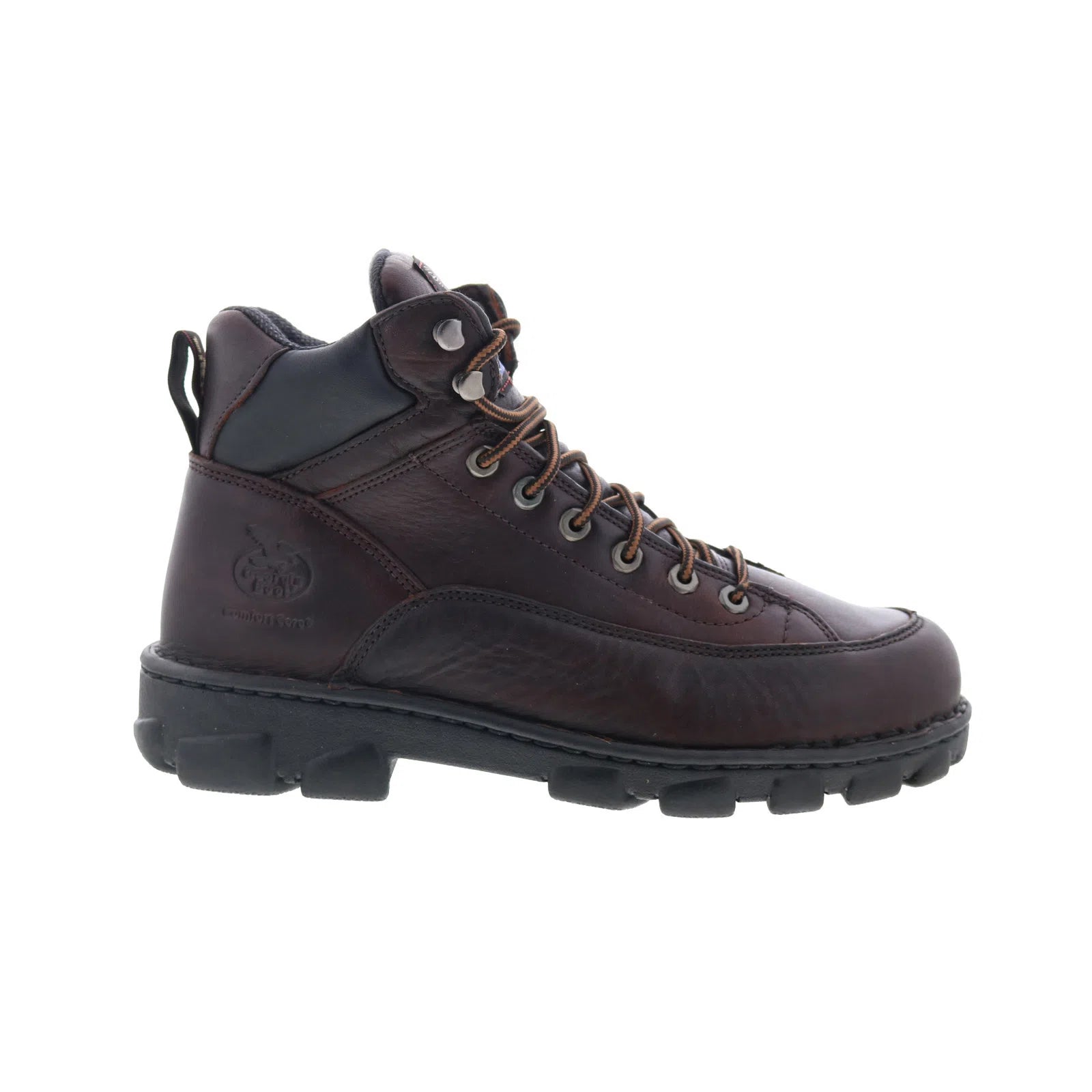 Like New Brown  Eagle Work Boots Men’s Size 7 Georgia Eagle Light Wide Load Steel Toe EH Work Boots — Dark  main image 3