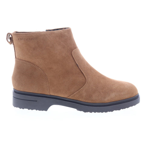 Easy Spirit Gabrini SEGABRINI Womens Brown Wide Suede Casual Dress Boots