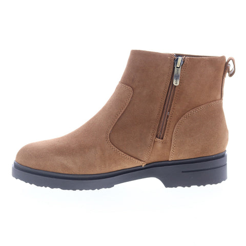 Easy Spirit Gabrini SEGABRINI Womens Brown Wide Suede Casual Dress Boots