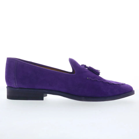 Mezlan Gades Suede 28678 Mens Purple Loafers & Slip Ons Casual Shoes
