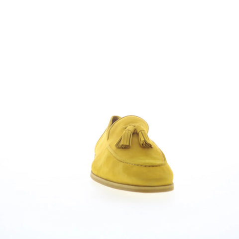 Mezlan Gades Suede Tassel Mens Yellow Loafers & Slip Ons Casual Shoes