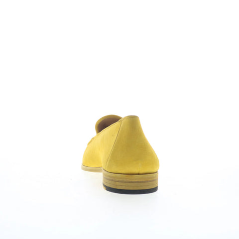 Mezlan Gades Suede Tassel Mens Yellow Loafers & Slip Ons Casual Shoes