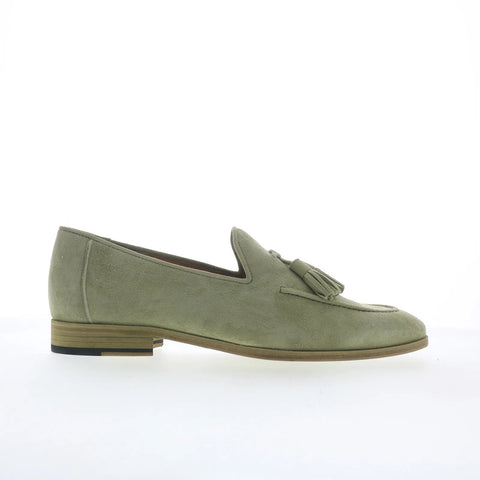 Mezlan Gades Suede Tassel 29846 Mens Green Loafers & Slip Ons Casual Shoes