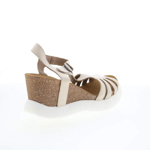Fly London Gait GAIT959FLY-001 Womens Beige Wedges Sandals Shoes