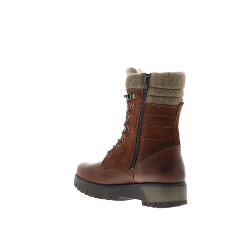 Bos. & Co. Gala Prima Womens Brown Suede Lace Up Casual Dress Boots