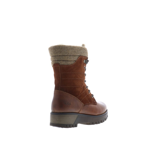 Bos. & Co. Gala Prima Womens Brown Suede Lace Up Casual Dress Boots