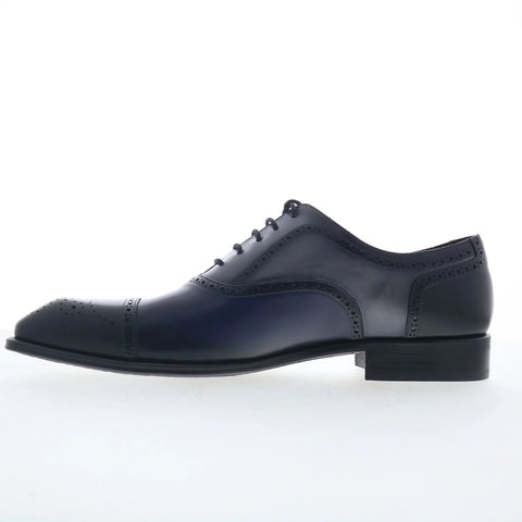 Mezlan Galante 26875 Mens Black Leather Oxfords & Lace Ups Cap Toe Shoes