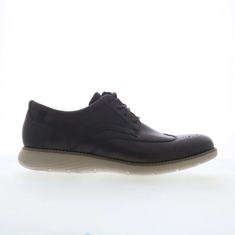 Rockport Garett Mens Brown Oxfords & Lace Ups Wingtip & Brogue Shoes