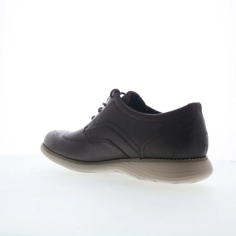 Rockport Garett Mens Brown Oxfords & Lace Ups Wingtip & Brogue Shoes