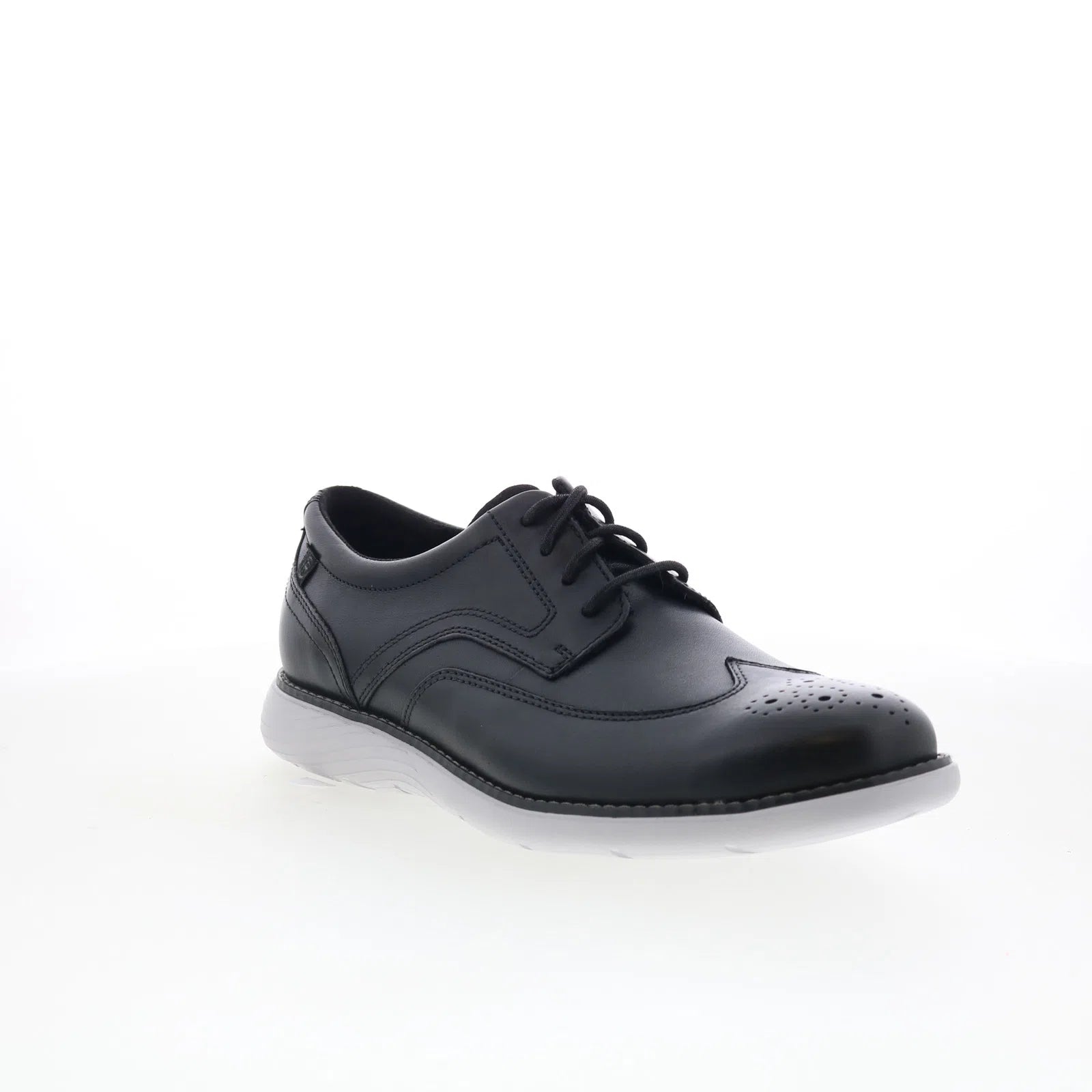 Rockport Garett Wingtip Mens Black Wide Oxfords Wingtip 