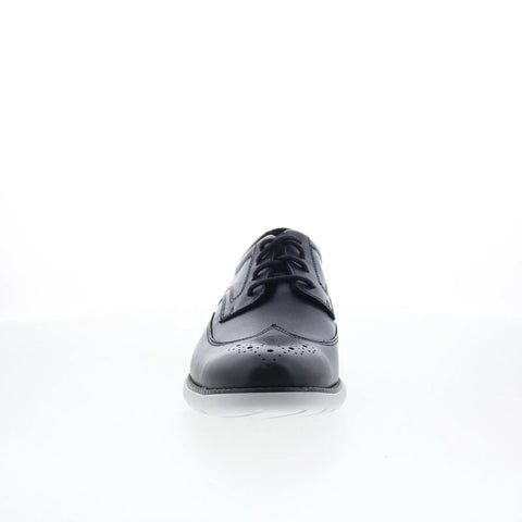 Rockport Garett Wingtip Mens Black Wide Oxfords Wingtip & Brogue Shoes