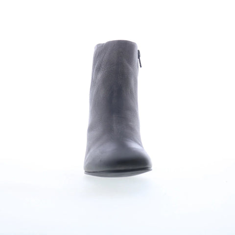 Miz Mooz Garin Womens Gray Leather Zipper Ankle & Booties Boots