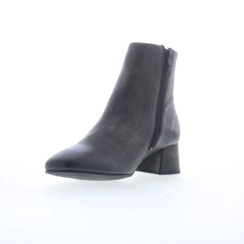 Miz Mooz Garin Womens Gray Leather Zipper Ankle & Booties Boots