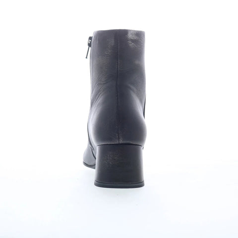 Miz Mooz Garin Womens Gray Leather Zipper Ankle & Booties Boots