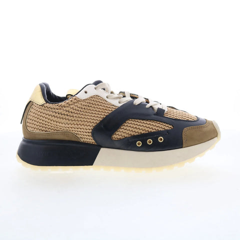 A.S. 98 Gary Womens Brown Leather Lace Up Lifestyle Sneakers Shoes