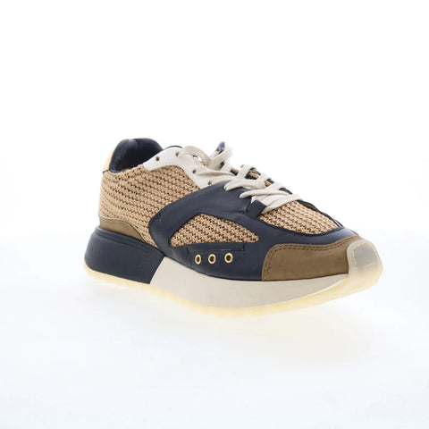 A.S. 98 Gary Womens Brown Leather Lace Up Lifestyle Sneakers Shoes